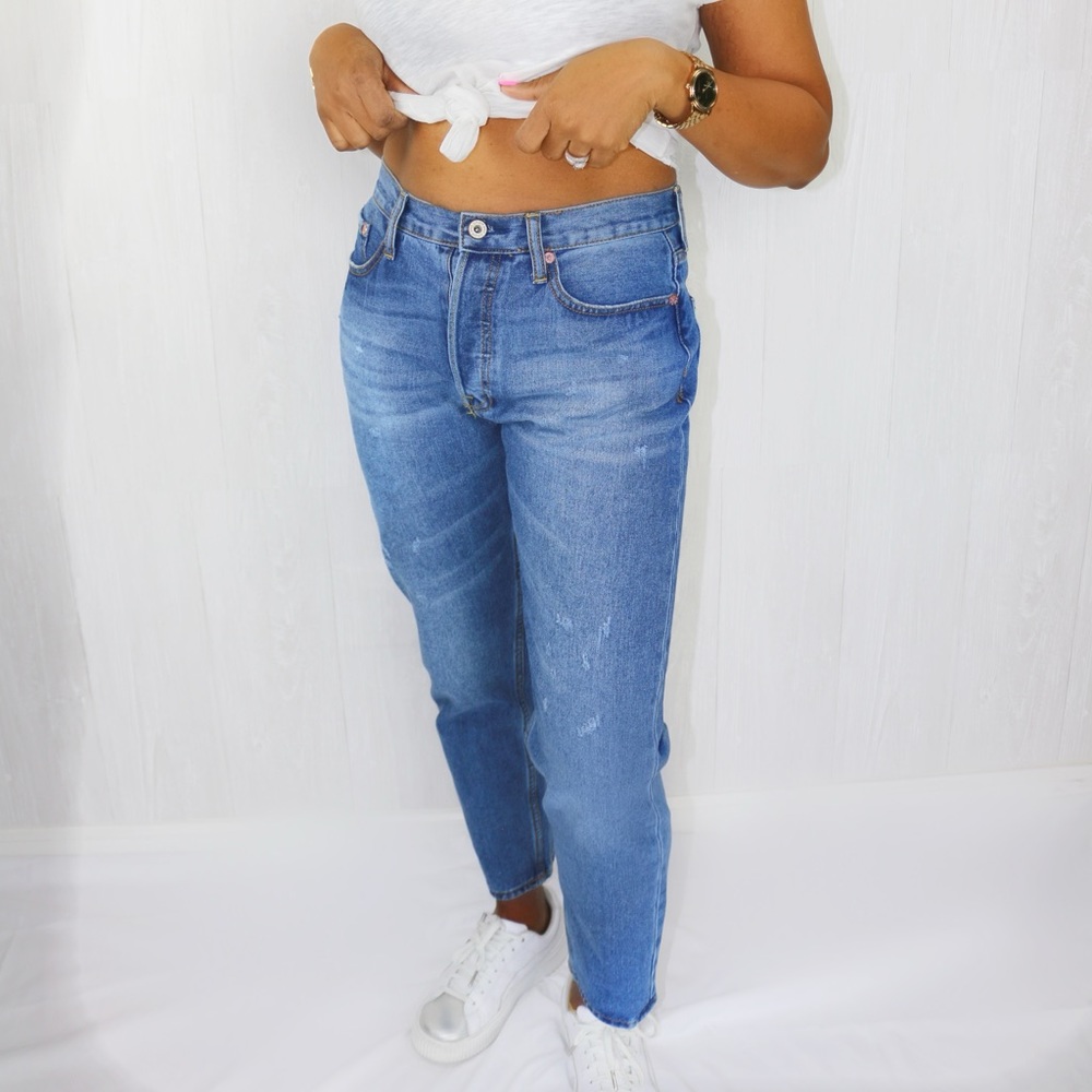 High Waisted Mom Jeans